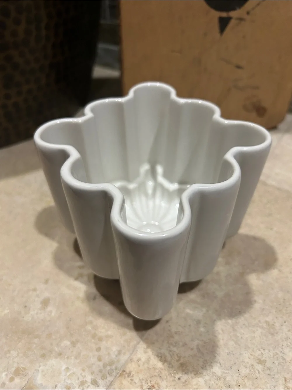 vintage ceramic jelly or pudding mold